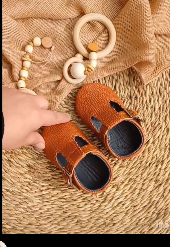 پاپوش بچگانه دریا مدل پناه _ چرم طبیعی